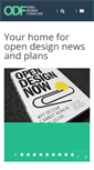 Mobile Screenshot of opendesignfurniture.com