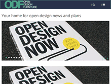 Tablet Screenshot of opendesignfurniture.com